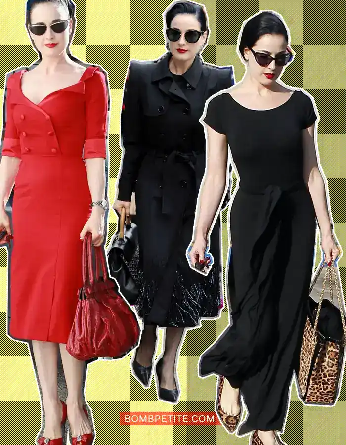 petite celebrity dita von teese