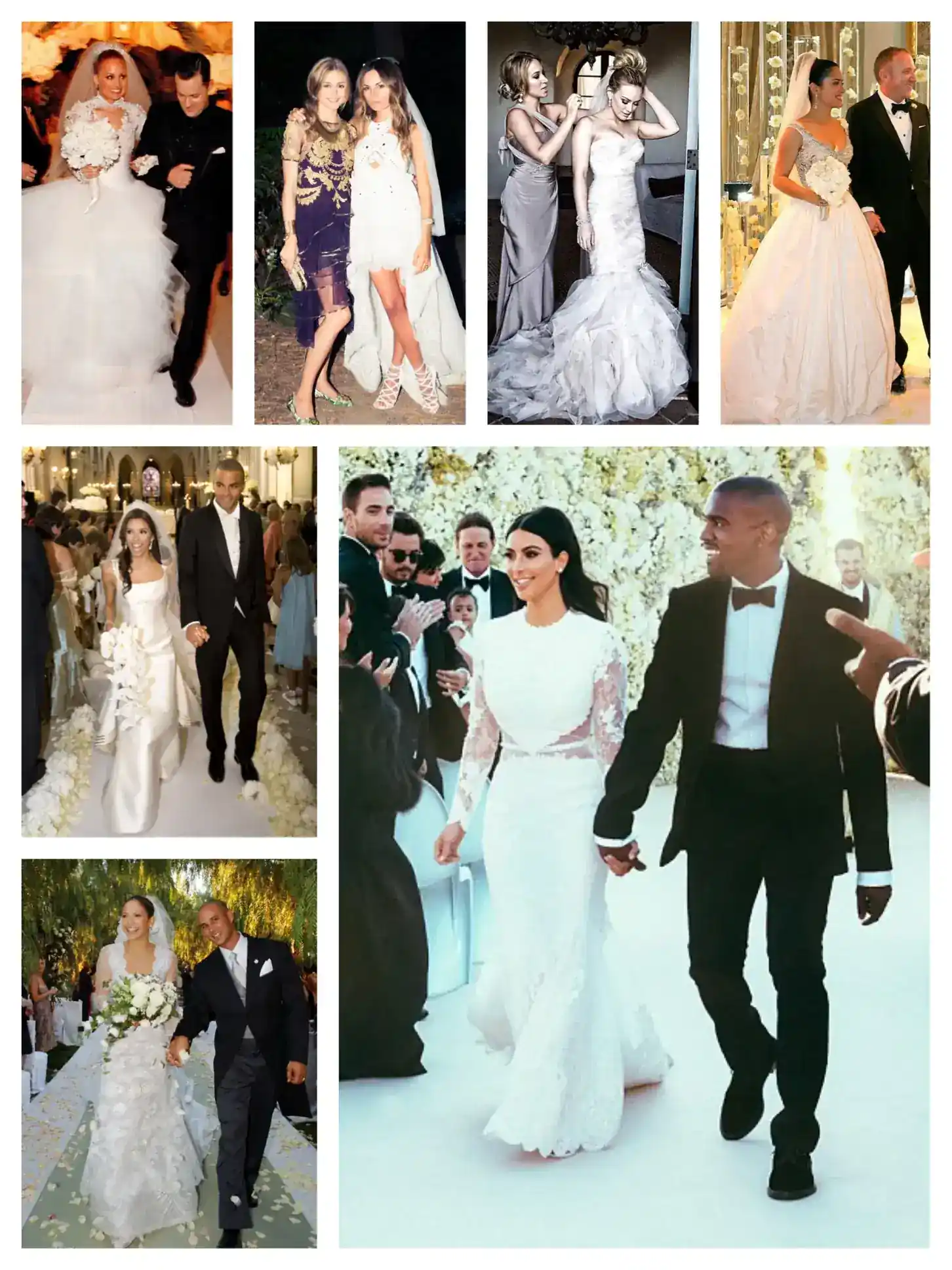 Petite celebrity wedding dresses